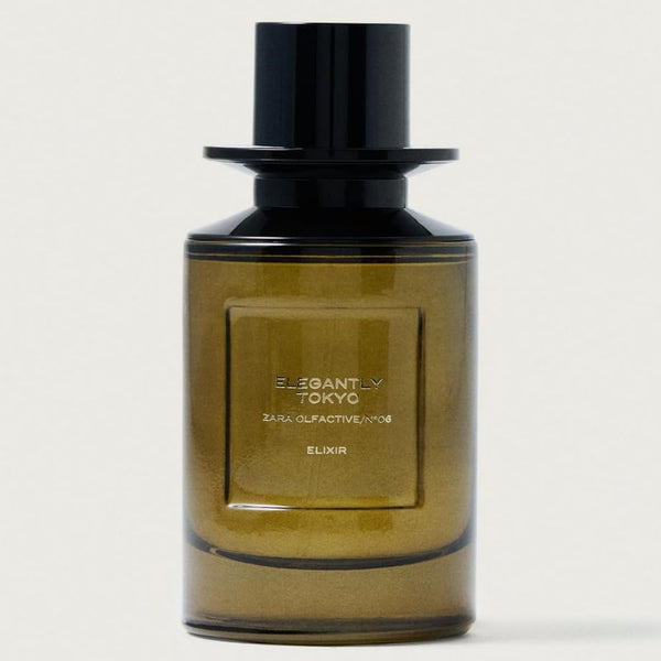 Zara Elegantly Tokyo Elixir Parfum for Men, Woody Floral Fragrance with Jasmine, White Flowers and Akigalawood Notes, Long-Lasting Cologne Spray by Jo Malone CBE, 100ml (3.4 fl. oz.)