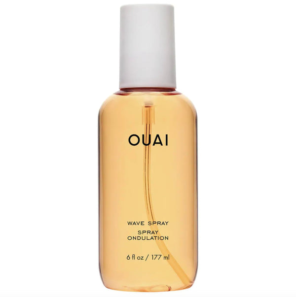 OUAI Wave Spray - Texture Spray for Hair (6 Fl Oz) | With Coconut Oil & Rice Protein, Adds Texture, Volume & Shine for Beach Waves, Paraben Free, Color Safe