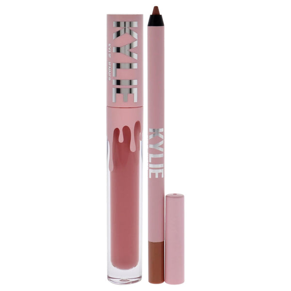 Matte Lip Kit - 808 Kylie by Kylie Cosmetics for Women - 2 Pc 0.10oz Matte Liquid Lipstick, 0.03oz Lip Liner