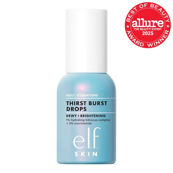 e.l.f. SKIN Thirst Burst Drops, Serum For A Radiant Complexion Instantly & Over Time, Made With Hyaluronic Acid, Vegan & Cruelty-Free