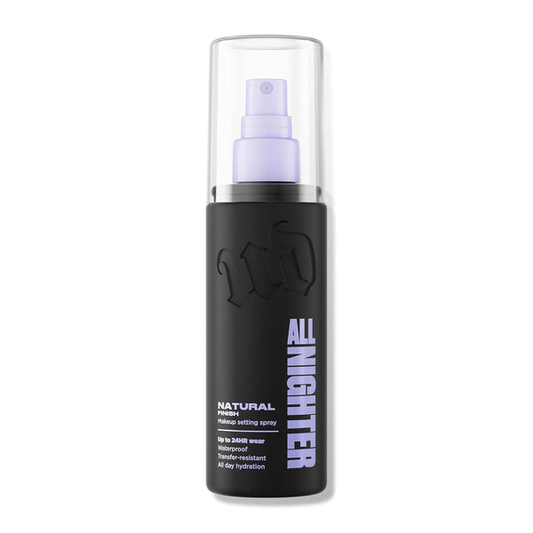 Urban Decay All Nighter Waterproof Makeup Setting Spray - Up to 24HR Wear, Natural Finish, Ultra-Fine Facial Mist, Transfer-Resistant, Foundation Face Primer, Hydrating, For All Skin Types