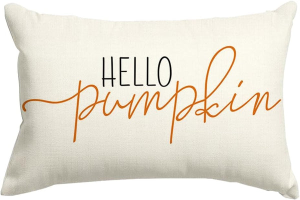 RABUSOFA Fall Pillow Covers 12x20 Pumpkin Decor Fall Decorations for Home