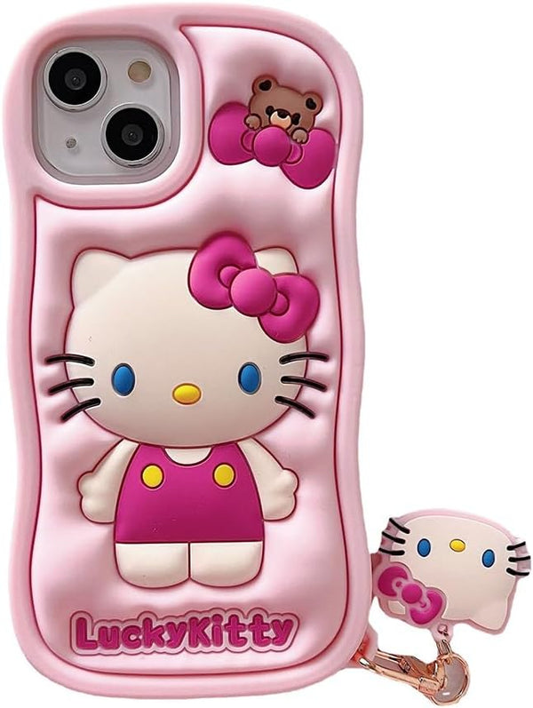 Cartoon Cute Kitty Phone for iPhone 13/14 Case