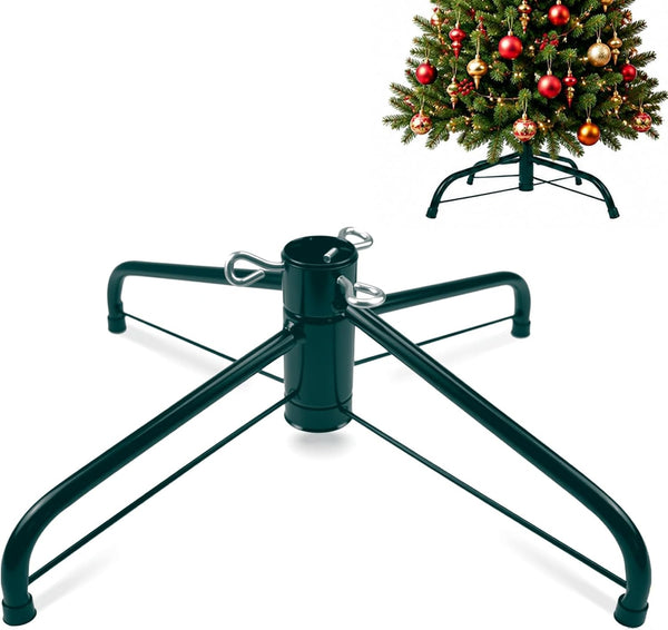 SOMITO Folding Metal Christmas Tree Stand for 3 ft to 6 ft Artificial Trees