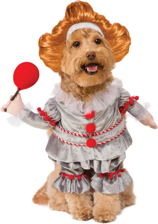 Rubies IT Movie: Pennywise Pet Costume for for Dogs or Cats, XL