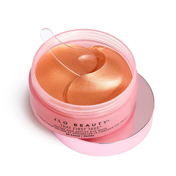 JLO BEAUTY That First Take Hydrogel Under Eye Patches, Peptides, 60 Count | Cooling Hydrogel Patches With Peptides & Hyaluronic Acid Depuff, Hydrate & Brighten Tired-Looking Eyes
