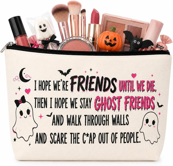 Halloween Makeup Bag for Women, Halloween Best Gifts Friend