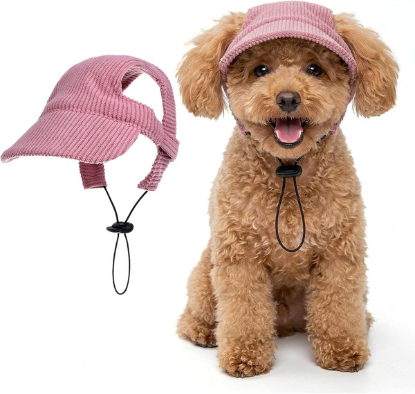Rbenxia Dog Sun Hat with Ear Holes Pet Summer Baseball Beach Visor Hat