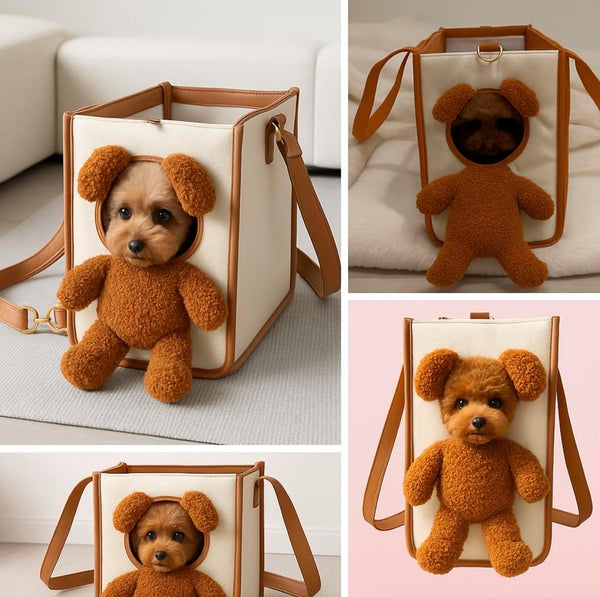 Dog/cat Carrier Purse – Viral on TikTok! Soft Travel Tote for Small Dogs or Cats with Leash Clip & Peek Window – Cute Bag for Bichon, Poodle, Yorkie, Chihuahua (