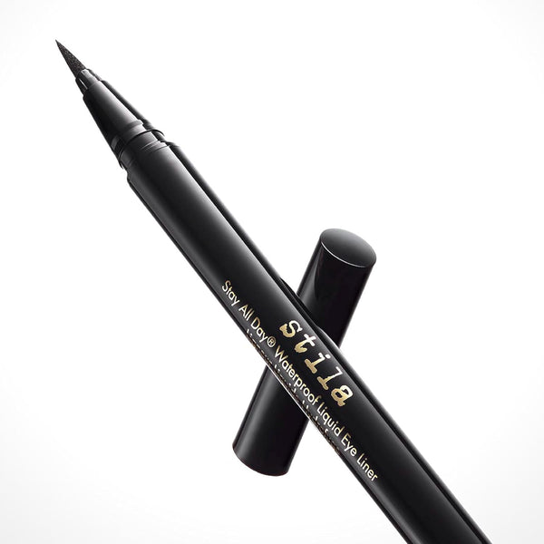 stila Waterproof Liquid Eye Liner, Stay All Day Makeup with Fine Brush Tip Lasting Satin Finish, Smudge-Proof & Transfer-Resistant