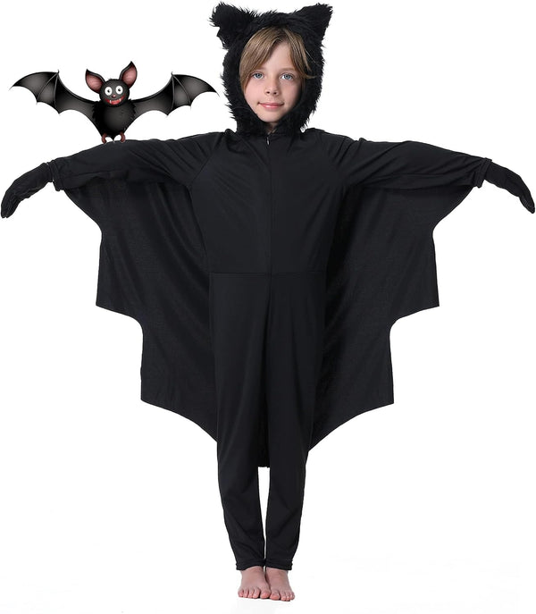 Seawhisper Bat Costume Kids Toddler Boys Girls Halloween Jumpsuit 2T-14