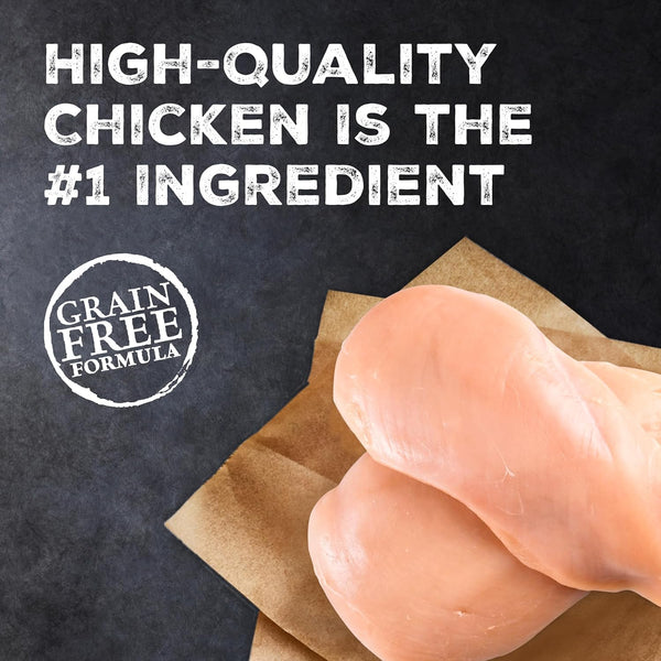 Blue Buffalo Wilderness with Chicken Natural High-Protein Grain-Free Dry Cat Food for Kittens, Real Chicken First, Antioxidant-Rich LifeSource Bits Support Immunity, DHA & ARA for Development, 5 lbs.