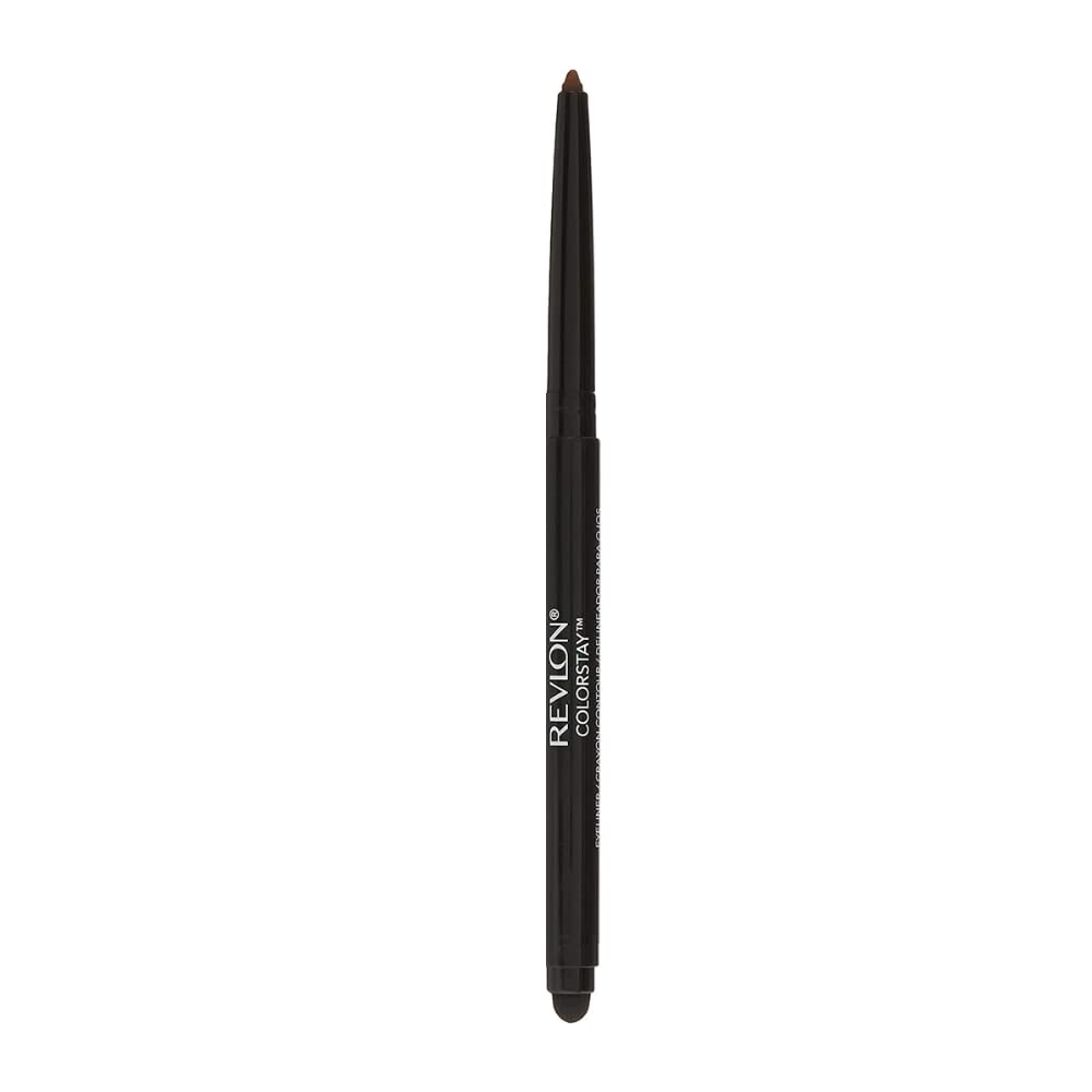 Revlon ColorStay Pencil Waterproof Eyeliner, Smudge-Proof, Eye Makeup with Built-In Sharpener, Long-Lasting, Matte Finish, 201 Black, 2 pack