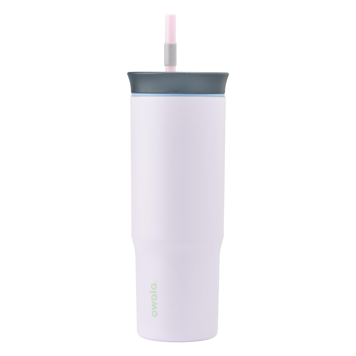 Owala FreeSip Tumbler Insulated Stainless Steel Water Bottle with Built-in Straw and Side Handle, For Travel, Work, School, and Sports, 40oz, BPA Free, Leak Proof, Strawberry Fields