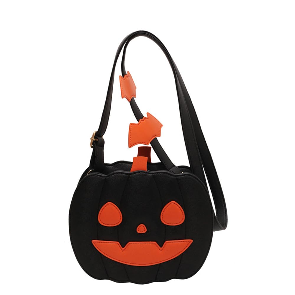 Small Spooky Pumpkin Purse - Halloween Crossbody Bag for Women, Stylish and Fun Halloween Accessories