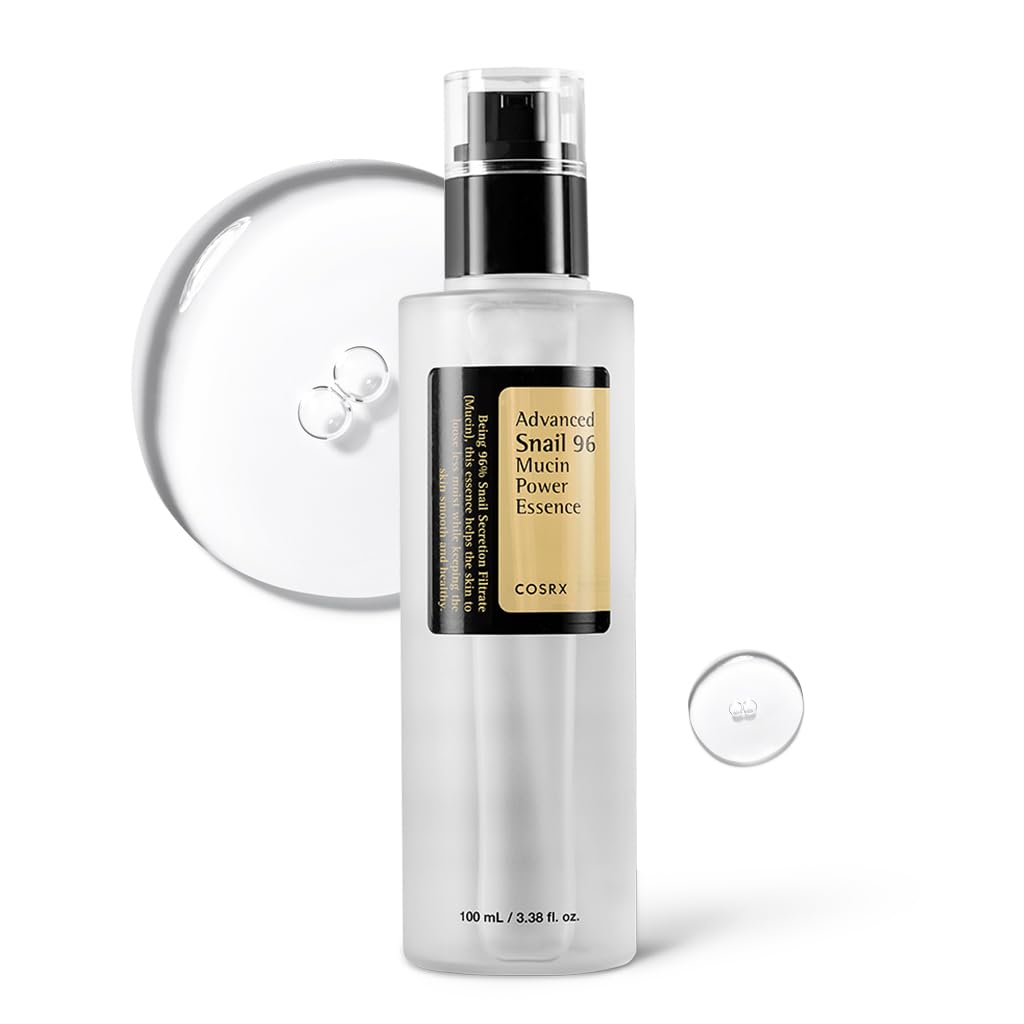 COSRX Snail 96% Mucin Power Essence 2ea & Retinol 0.1% Cream Mini Sample 1ea, Glass Skin Starter Set, Amazon Exclusive, Daily Hydrating & Firming Korean Skin Care Kit, Gift Set
