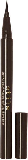 stila Waterproof Liquid Eye Liner, Stay All Day Makeup with Fine Brush Tip Lasting Satin Finish, Smudge-Proof & Transfer-Resistant