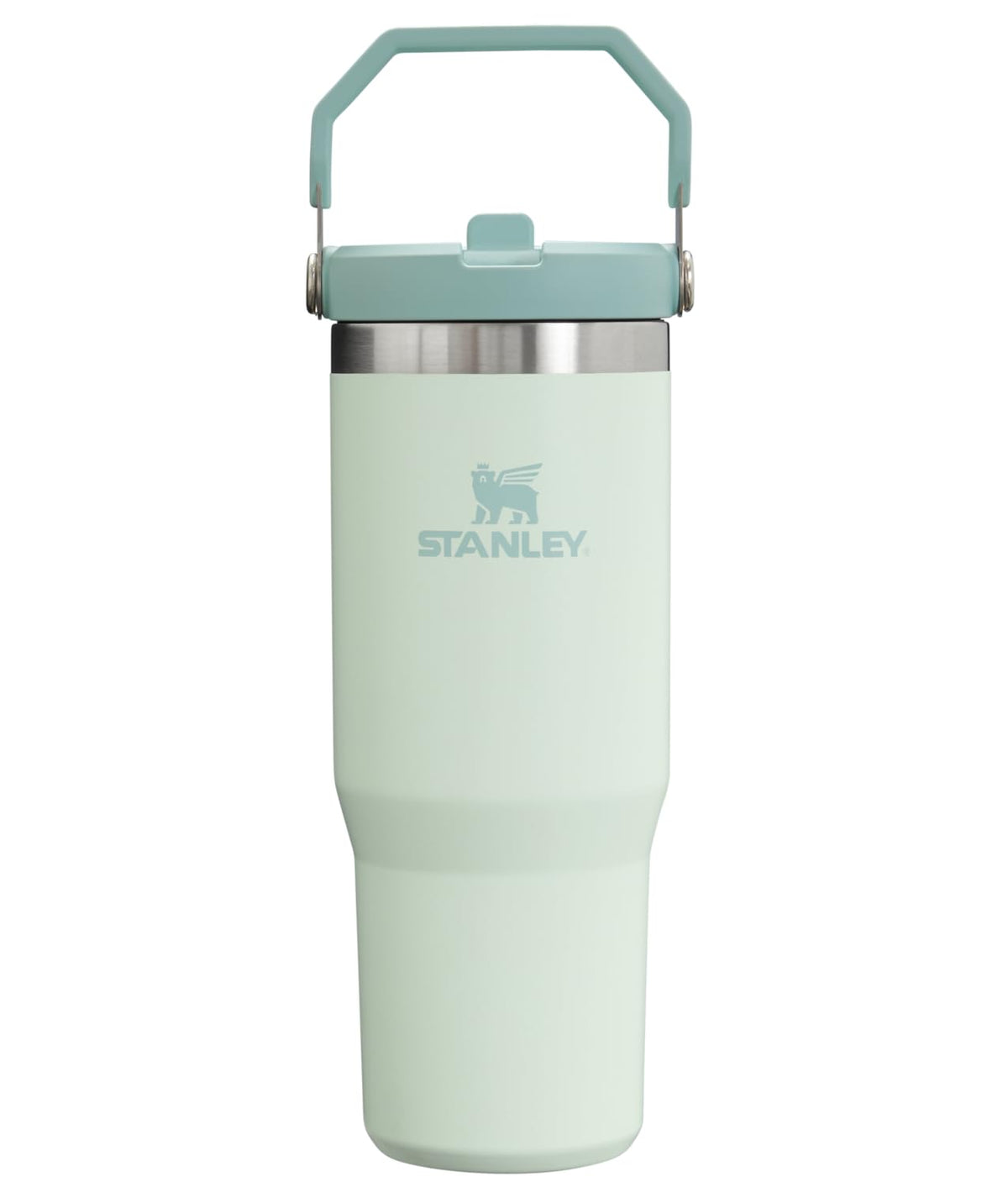 Stanley IceFlow 2.0 Flip Straw Tumbler with Handle 30 oz | Twist On Lid and Flip Up Straw | Leak Resistant Water Bottle | Insulated Stainless Steel | BPA-Free | Dried Pine