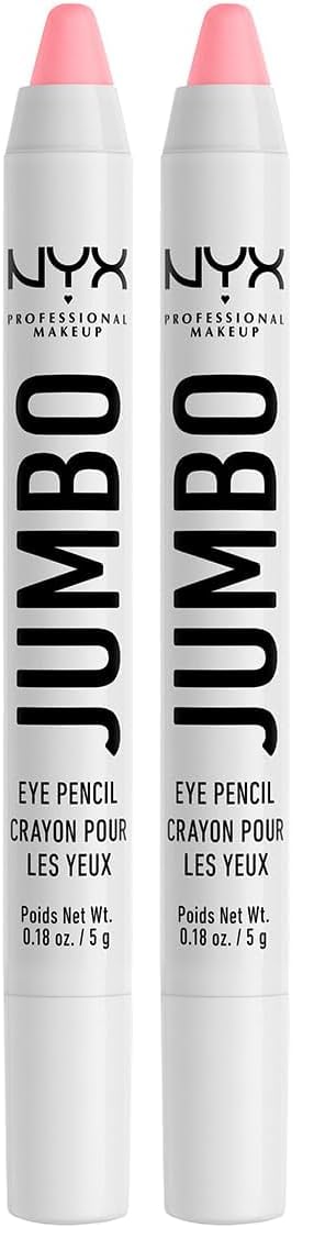 NYX PROFESSIONAL MAKEUP Jumbo Eye Pencil, Blendable Eyeshadow Stick & Eyeliner Pencil - Milk (White)