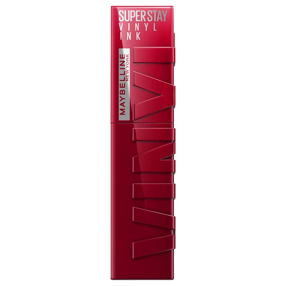 Maybelline Super Stay Vinyl Ink Longwear No-Budge Liquid Lipcolor Makeup, Highly Pigmented Color and Instant Shine, Cheeky, Rose Nude Lipstick, 0.14 fl oz, 1 Count