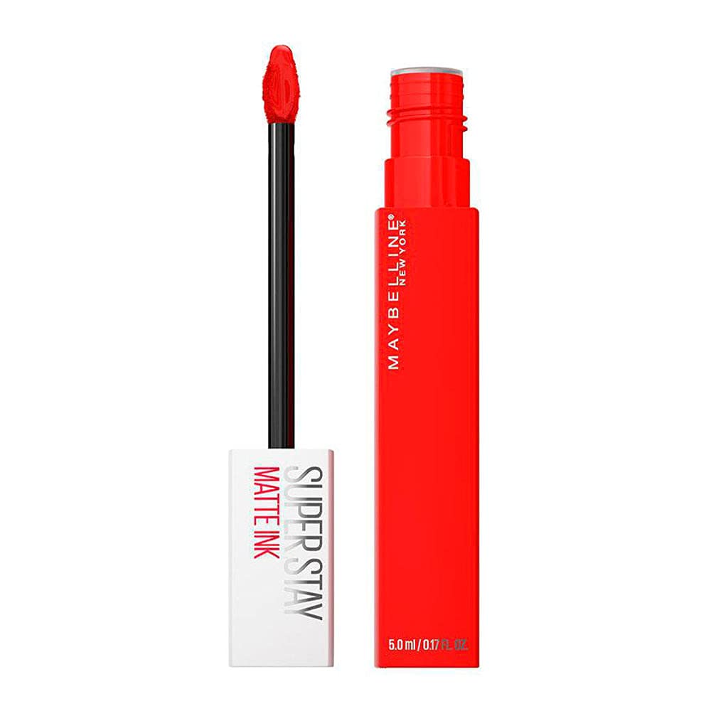 Maybelline Super Stay Matte Ink Liquid Lipstick Makeup, Long Lasting High Impact Color, Up to 16H Wear, Composer, Cherry Brown, 1 Count, Packaging May Vary