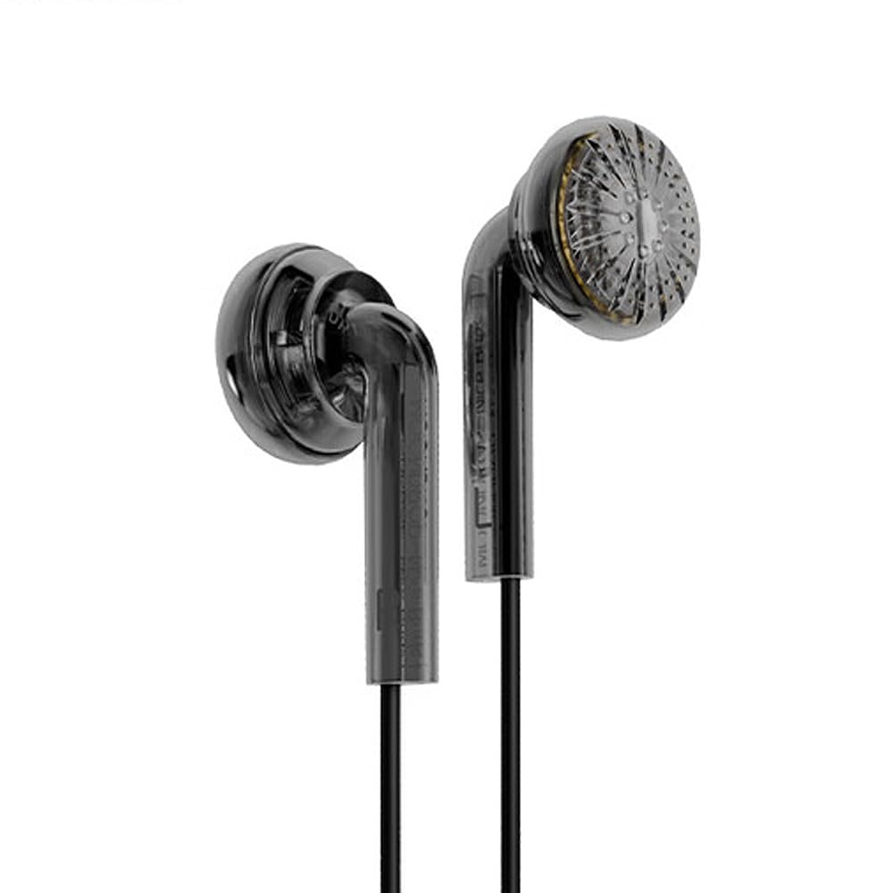 Moondrop Nice Buds Flat-Headed Earbuds with 3.5mm Stereo Plug (Transparent No Mic)