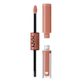 NYX PROFESSIONAL MAKEUP Shine Loud, Long-Lasting Liquid Lipstick with Clear Lip Gloss - Magic Maker (Dusty Nude Mauve)