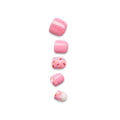 Kiss Impress Mini Mani Press On Nails for Girls & Tween Kids, 20 Super Duper Short Squoval Press-Ons with Pink Glitter Sprinkle, Mom Approved for Small Nail Beds, No Glue Needed, Mini File Included