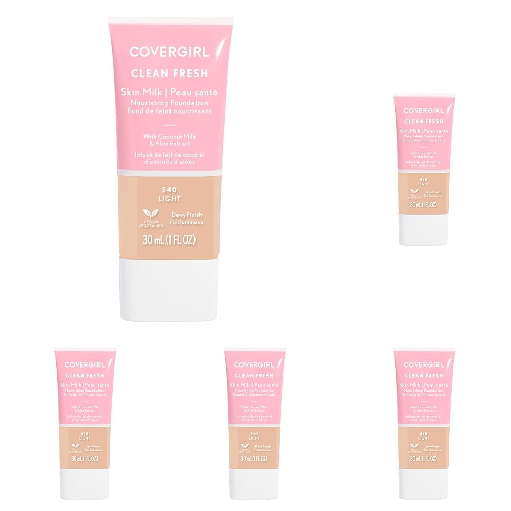 COVERGIRL Clean Fresh Skin Milk Foundation, Fair, 1 Fl Oz (Pack of 1) (packaging may vary)