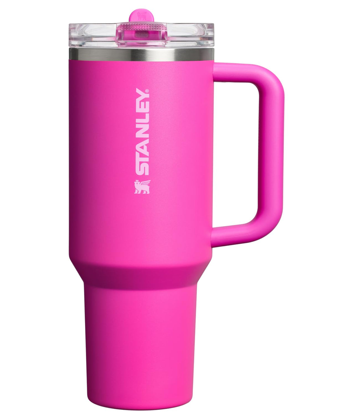 STANLEY Quencher ProTour Flip Straw Tumbler with Leakproof Lid 40 oz | Built-In Straw and Handle | Cup Holder Compatible for Travel | Insulated Stainless Steel Cup | BPA-Free | Black