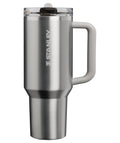 STANLEY Quencher ProTour Flip Straw Tumbler with Leakproof Lid 40 oz | Built-In Straw and Handle | Cup Holder Compatible for Travel | Insulated Stainless Steel Cup | BPA-Free | Black