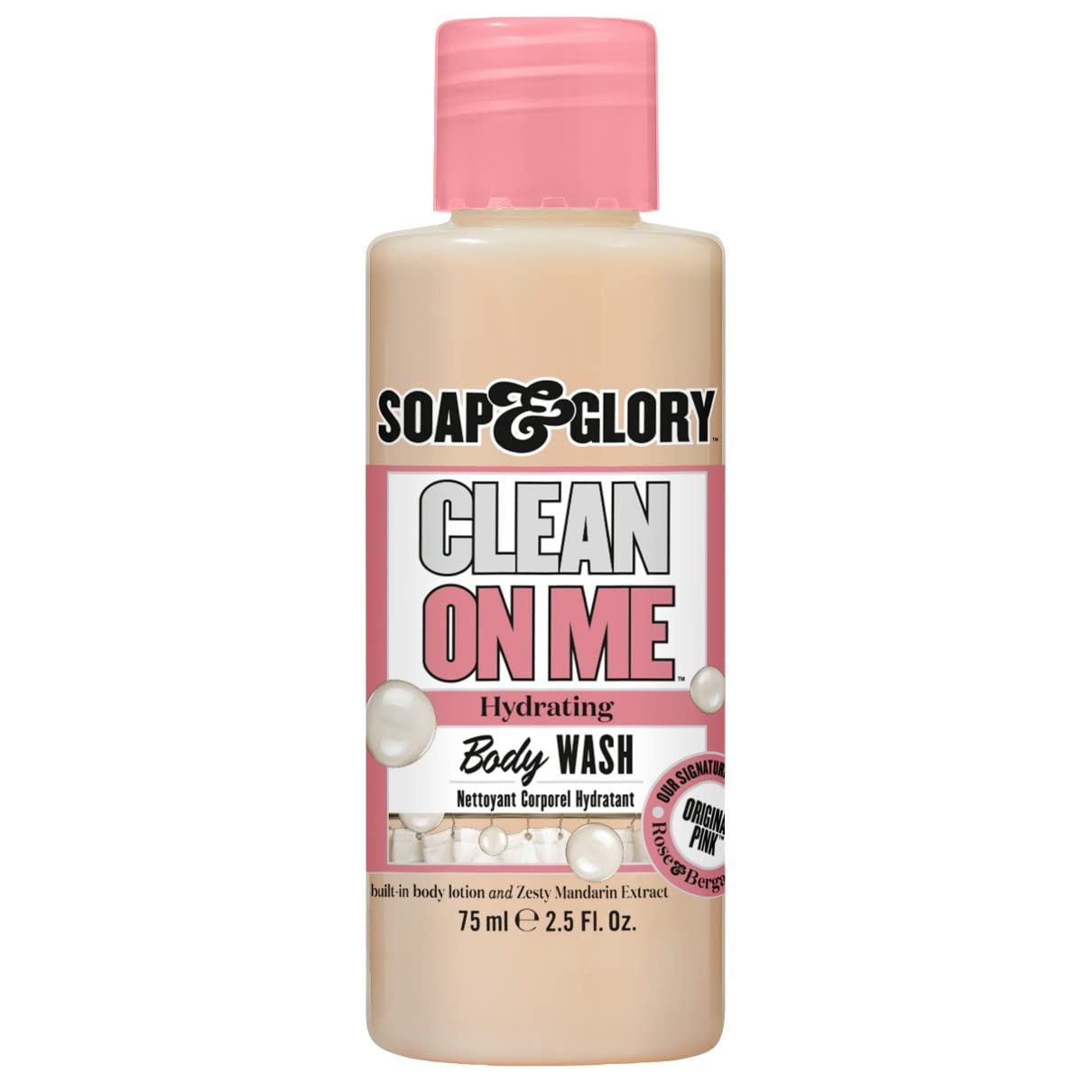 Soap & Glory Original Pink Body Wash for Women - Rose & Bergamot Shower Gel for Dry Skin - Moisturizing Body Soap for Soft, Hydrated Skin - Original Pink (16.9 fl oz)