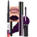 evpct 3Pcs Dark Red Purple Plum Matte Liquid Lipstick Sets for Women Matte Lip Stain Long Lasting Waterproof, Burgundy Blood Blue Red lipstick, Black Cherry Maroon Gothic 24 Hours Magic Lipsticks