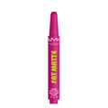 NYX PROFESSIONAL MAKEUP Fat Matte Lipstick, Pigmented, Smoothing, & Non-Drying Lip Crayon, Long Lasting Lip Makeup, Vegan & Cruelty Free - Fuzzy Flame (Red)