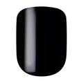 Kiss Impress No Glue Mani Press On Nails Kit, 30 All Black Peel and Stick Nails, Super Slim Short Squoval, Glossy Gel Finish, PureFit Technology, Includes Prep Pad, Manicure Stick & Mini File