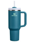 STANLEY Quencher H2.0 Tumbler with Handle and Straw 40 oz Flowstate 3-Position Lid Cup Holder Compatible for Travel Insulated Stainless Steel Cup BPA-Free Rose Quartz 2.0
