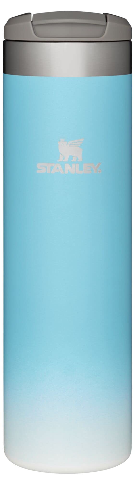 Stanley AeroLight Transit Bottle 20 oz | Locking Drink Through Lid | Leak Resistant Water Bottle or Coffee Travel Mug | Lightweight Insulated Stainless Steel | BPA-Free | Black