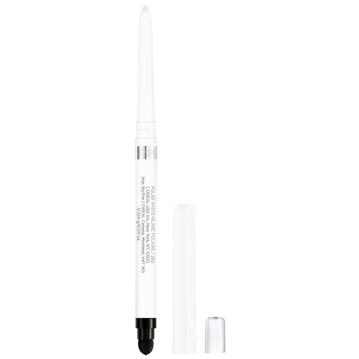 L'Oreal Paris Infallible Grip Mechanical Gel Eyeliner Pencil, Smudge-Resistant, Waterproof Eye Makeup with Up to 36HR Wear, Intense Black, 0.01 Oz