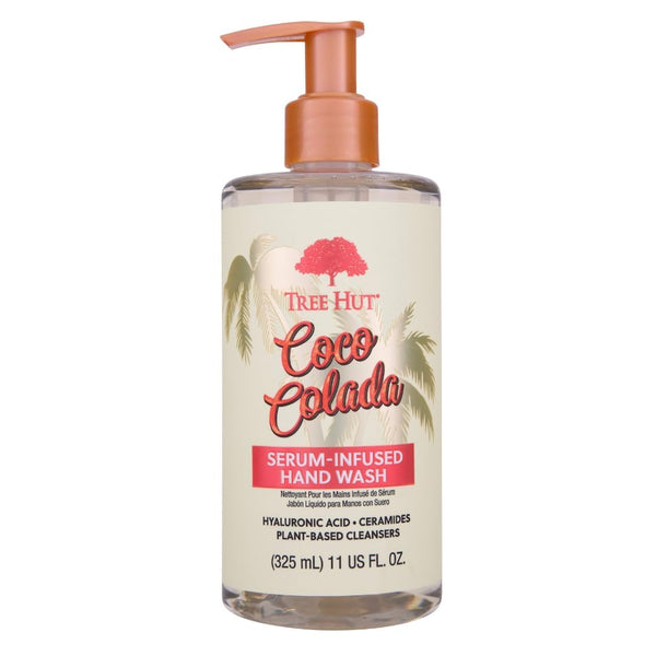Tree Hut Serum Infused Hand Wash, Coco Colada, 11 Fl Oz | Nourish & Hydrate Hands with Strengthening Skin Care, Long Lasting Scent, Cleanse & Lock in Moisture