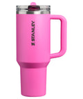 STANLEY Quencher ProTour Flip Straw Tumbler with Leakproof Lid 40 oz | Built-In Straw and Handle | Cup Holder Compatible for Travel | Insulated Stainless Steel Cup | BPA-Free | Black