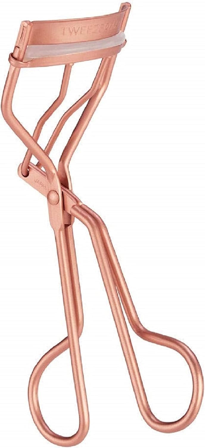 Tweezerman Comfort Grip Eyelash Curler for All Eye Shapes, Neon Pink