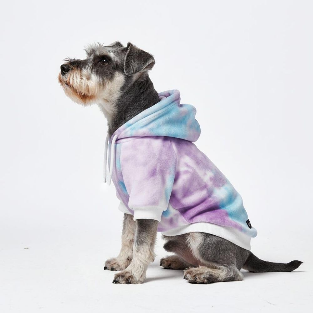 Spark Paws Dog Hoodie – Premium Dog Sweater for Small, Medium, and Large Dogs | Warm Outfits for French Bulldogs, Pitbull, Puppy, Winter Jacket Alternative - Slate Blue - XL