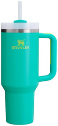 STANLEY Quencher H2.0 Tumbler with Handle and Straw 40 oz Flowstate 3-Position Lid Cup Holder Compatible for Travel Insulated Stainless Steel Cup BPA-Free Rose Quartz 2.0
