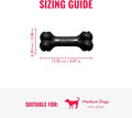 KONG - Extreme Goodie Bone - KONG's Most Durable Natural Rubber Dog Bone for Power Chewers - Black - For Medium Dogs