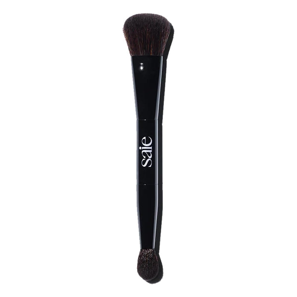 Saie The Double Makeup Brush to Highlight, Sculpt & Conceal (1 ct)