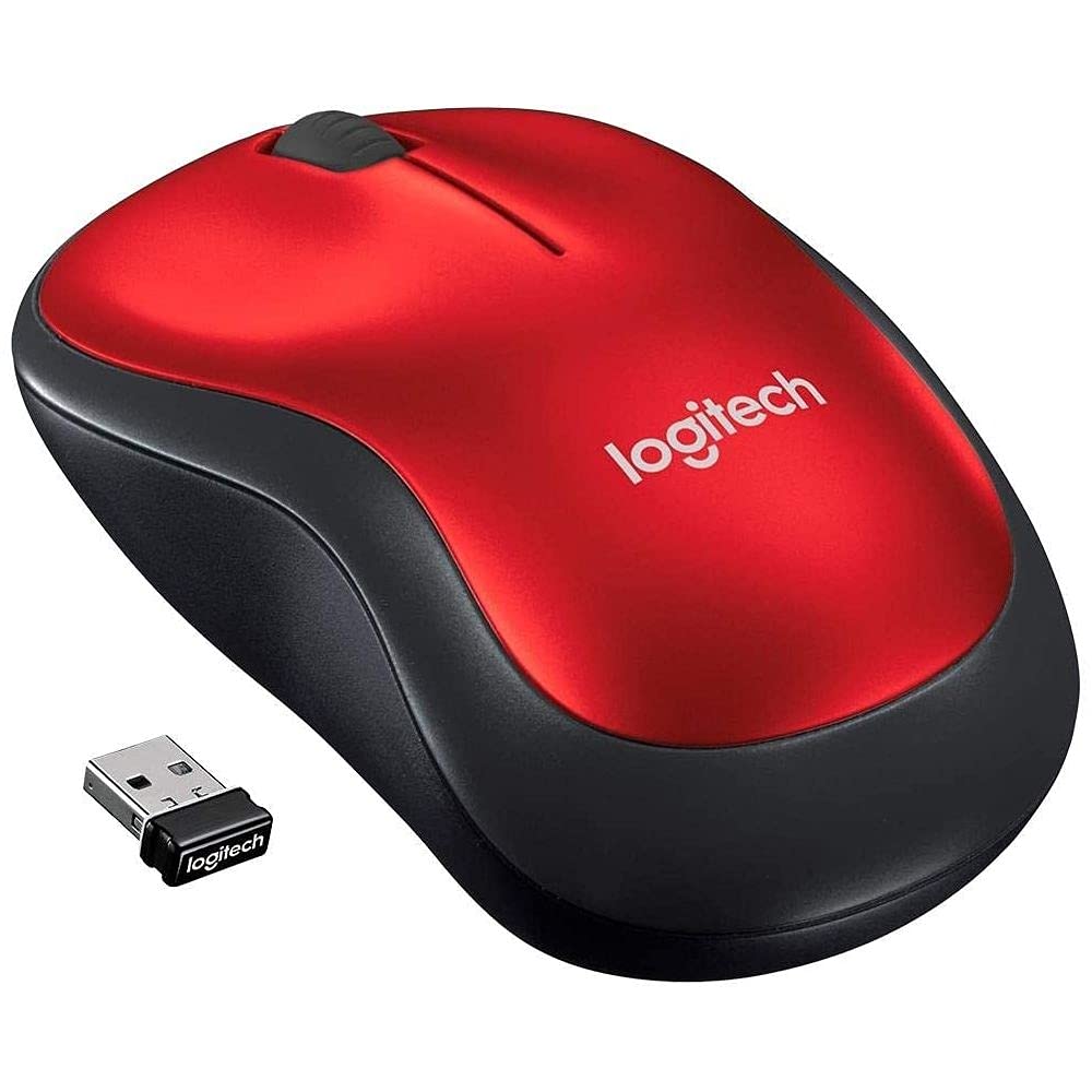 Logitech M185 Compact Ambidextrous 2.4 GHz Wireless Mouse - Swift Grey
