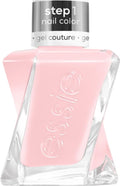 Essie Gel Couture Long-Lasting Nail Polish, Vegan, Clear, Shiny Top Coat, 0.46 fl oz