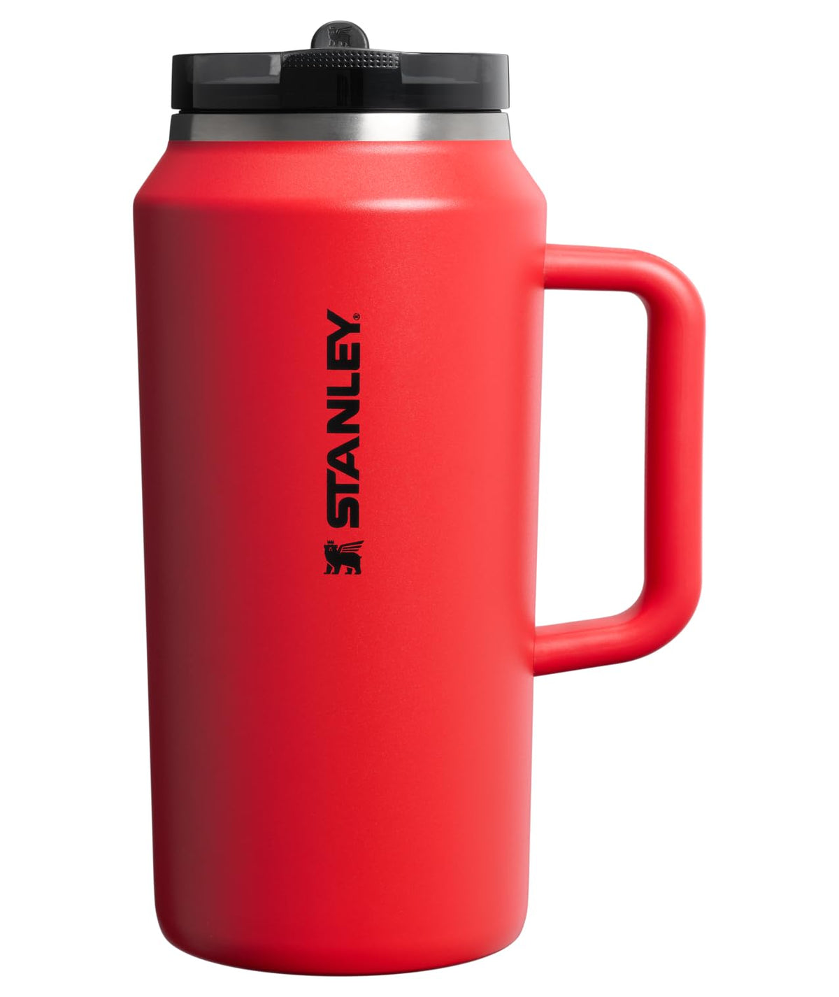 STANLEY Quencher ProTour Flip Straw Tumbler with Leakproof Lid 40 oz | Built-In Straw and Handle | Cup Holder Compatible for Travel | Insulated Stainless Steel Cup | BPA-Free | Black