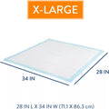 Top Paw Dog Extra Large Pads for Puppy Training, Indoor Dogs or Apartment Living, or Dogs with Incontinence, 50 Count