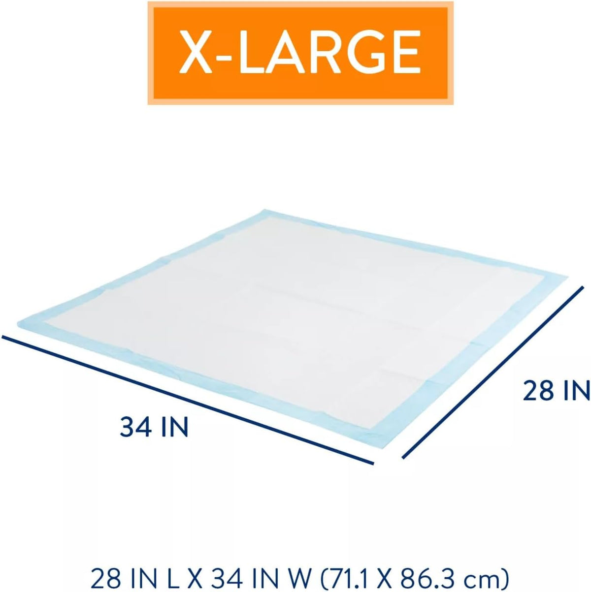 Top Paw Dog Extra Large Pads for Puppy Training, Indoor Dogs or Apartment Living, or Dogs with Incontinence, 50 Count